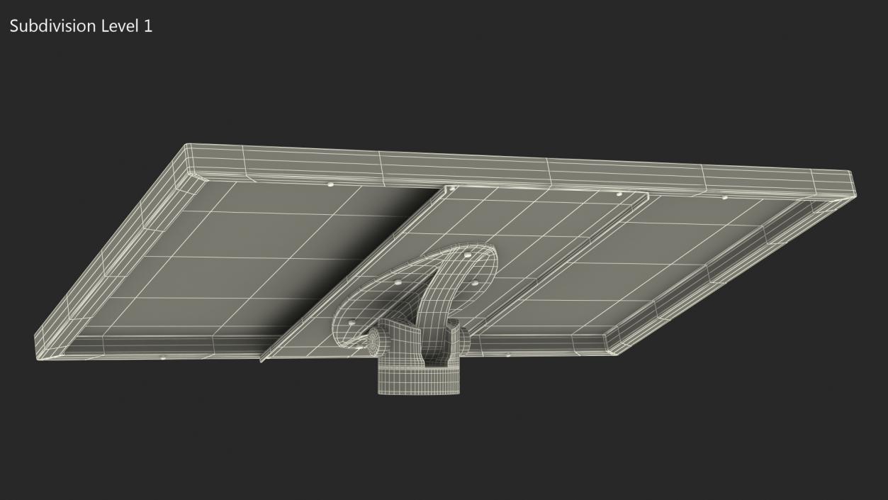 Compact Solar Panel 3D model