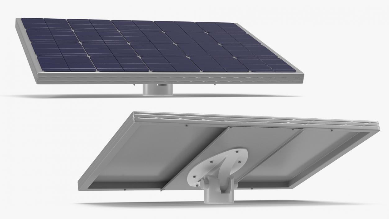 Compact Solar Panel 3D model