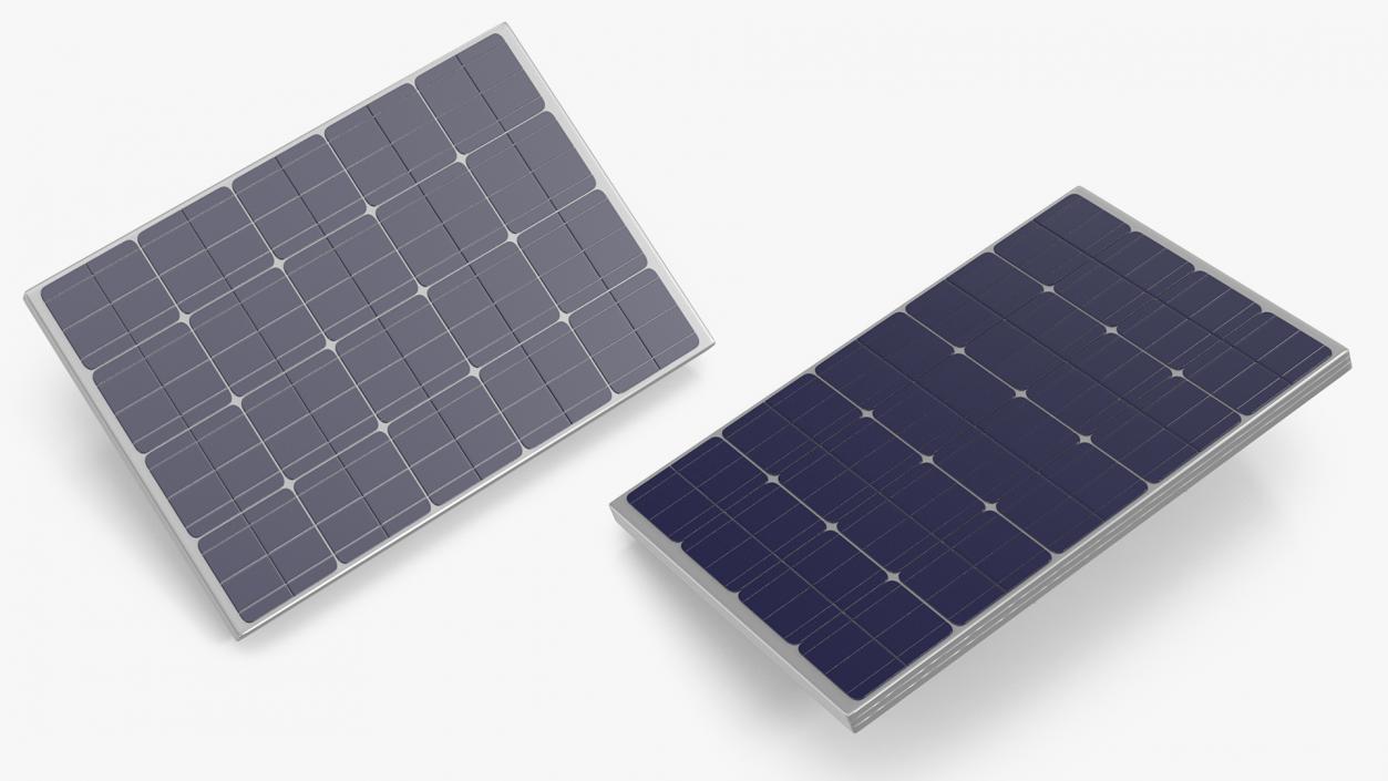 Compact Solar Panel 3D model