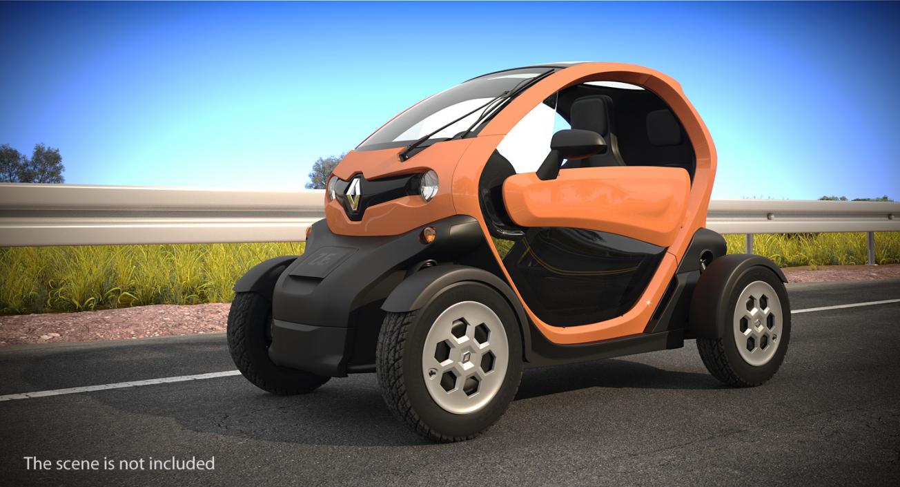 3D Renault Twizy 2018 model