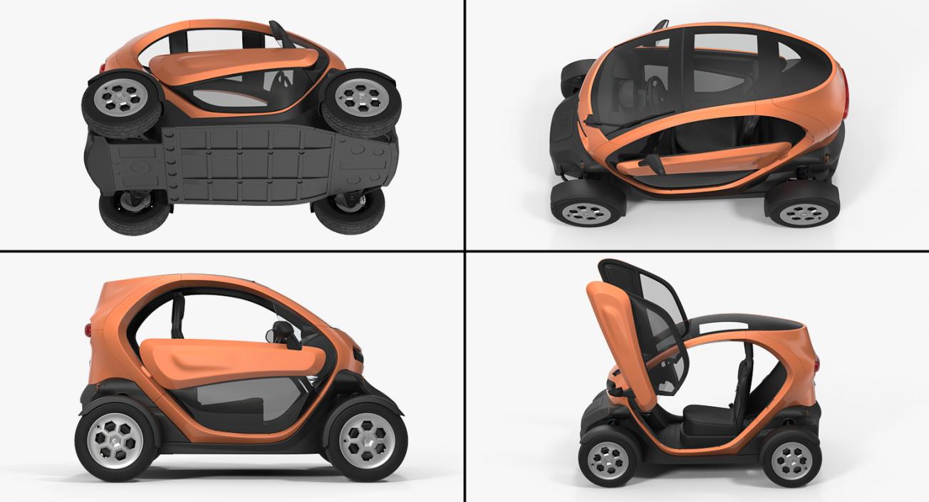 3D Renault Twizy 2018 model