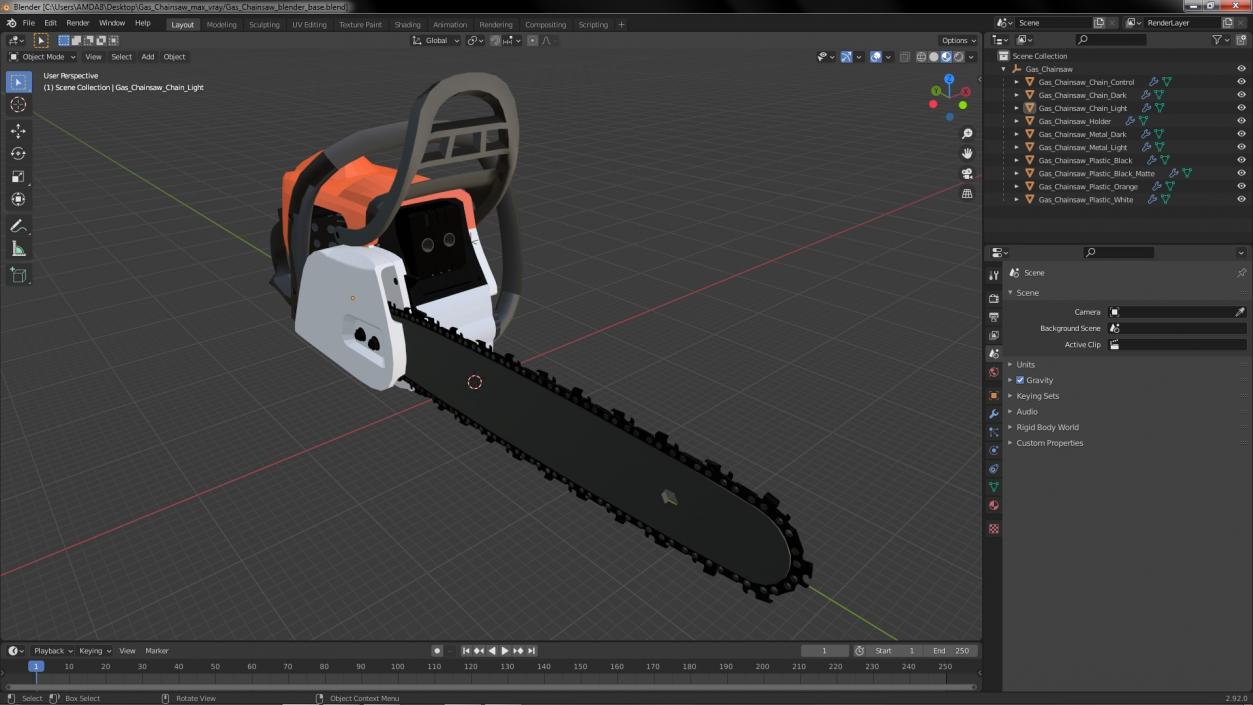 Gas Chainsaw 3D