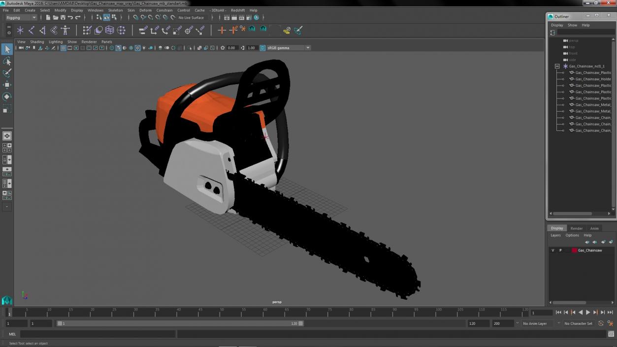 Gas Chainsaw 3D