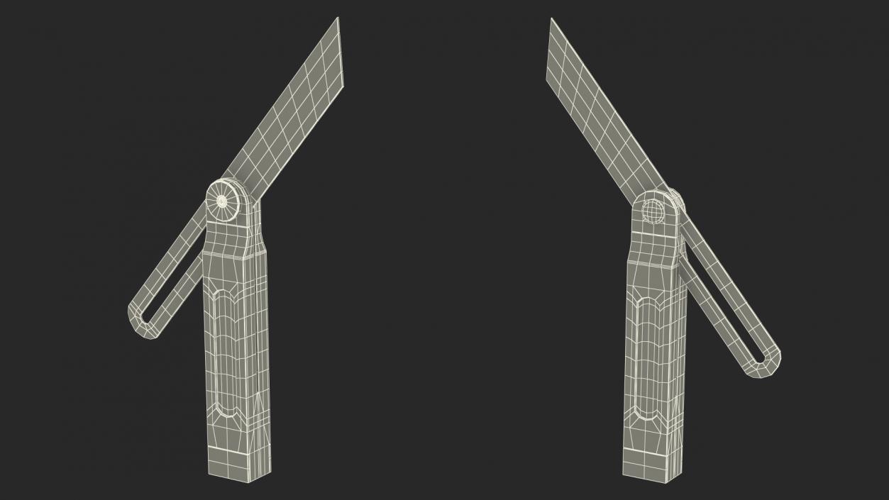 3D Workpro Steel Blade Sliding Bevel model