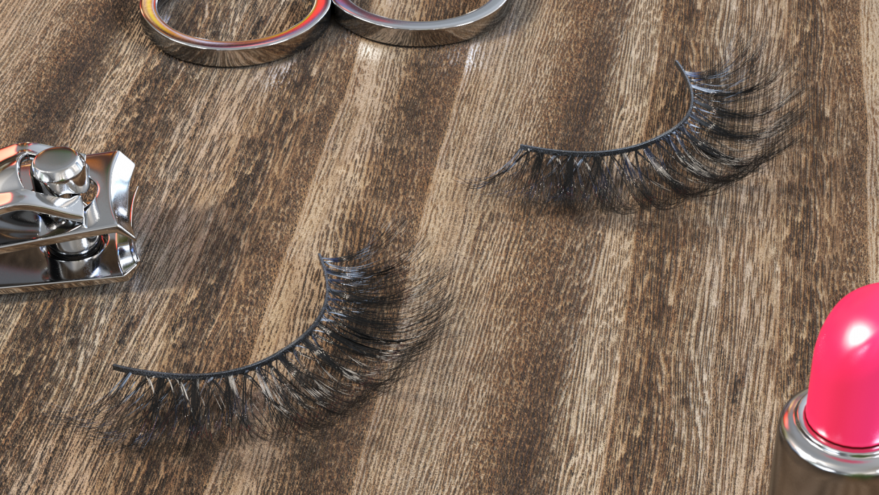 3D model False Eyelashes