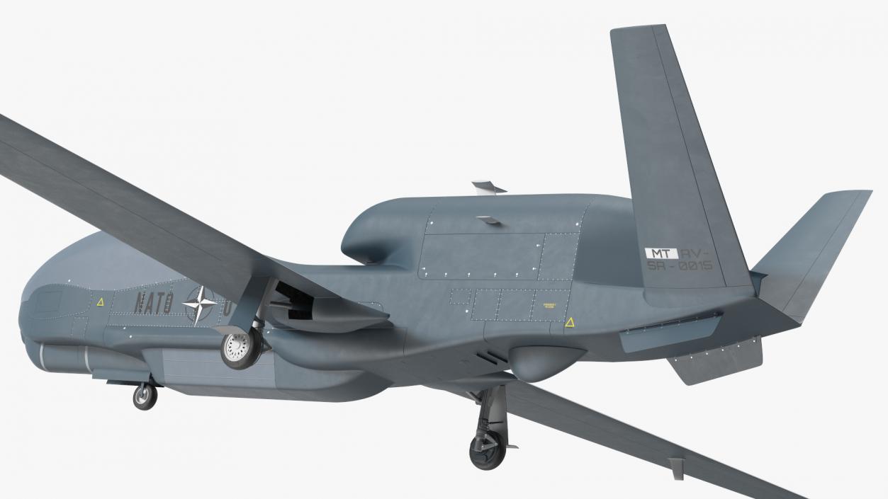 NATO AGS RQ-4D Phoenix UAV Drone 3D