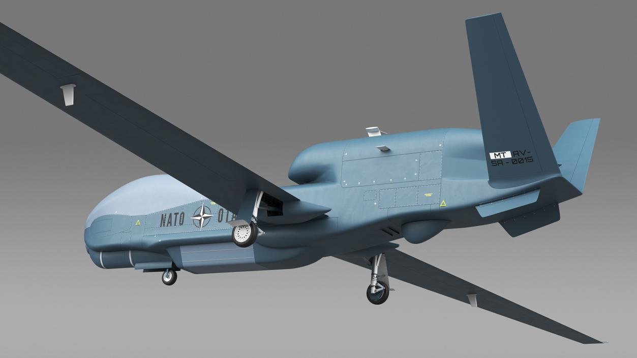 NATO AGS RQ-4D Phoenix UAV Drone 3D