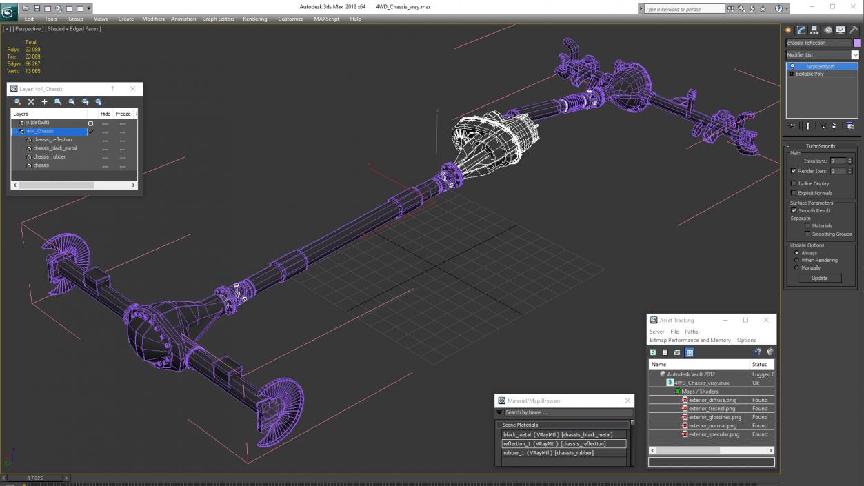 3D 4WD Chassis