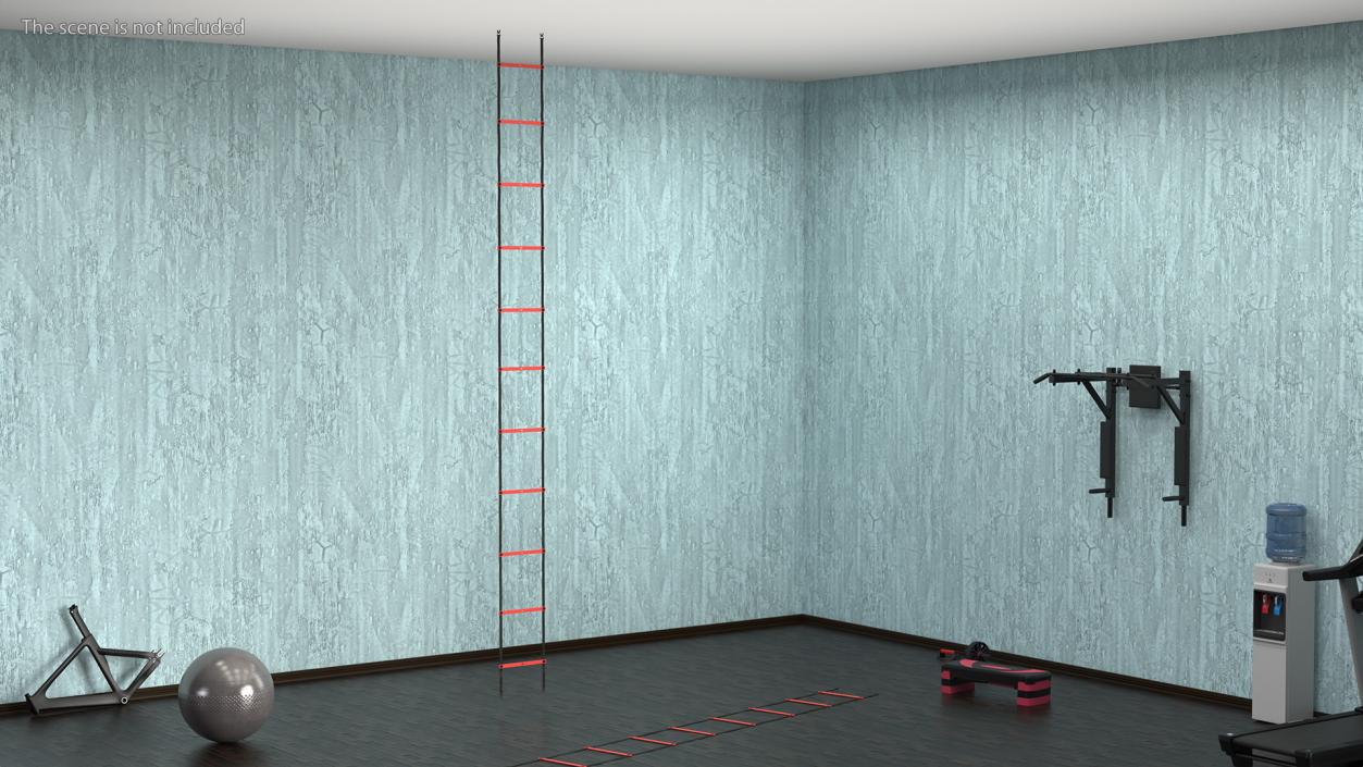 3D Agility Ladder Red model