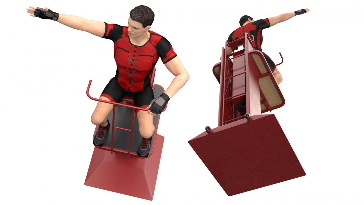 3D Volleyball Referee on the SENOH Umpire Tower 2