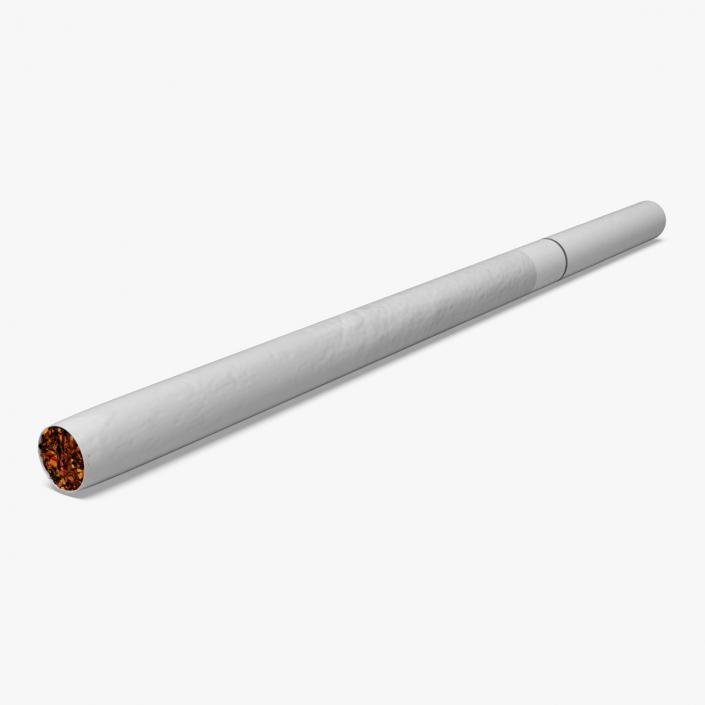 Cigarette Super Slim Silver 2 3D model