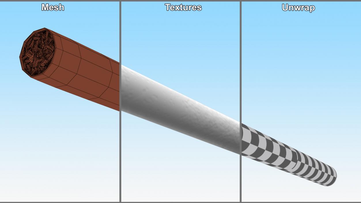 Cigarette Super Slim Silver 2 3D model