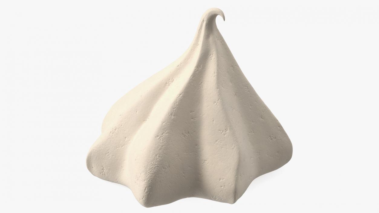 Meringue Small Cone Caramel 3D