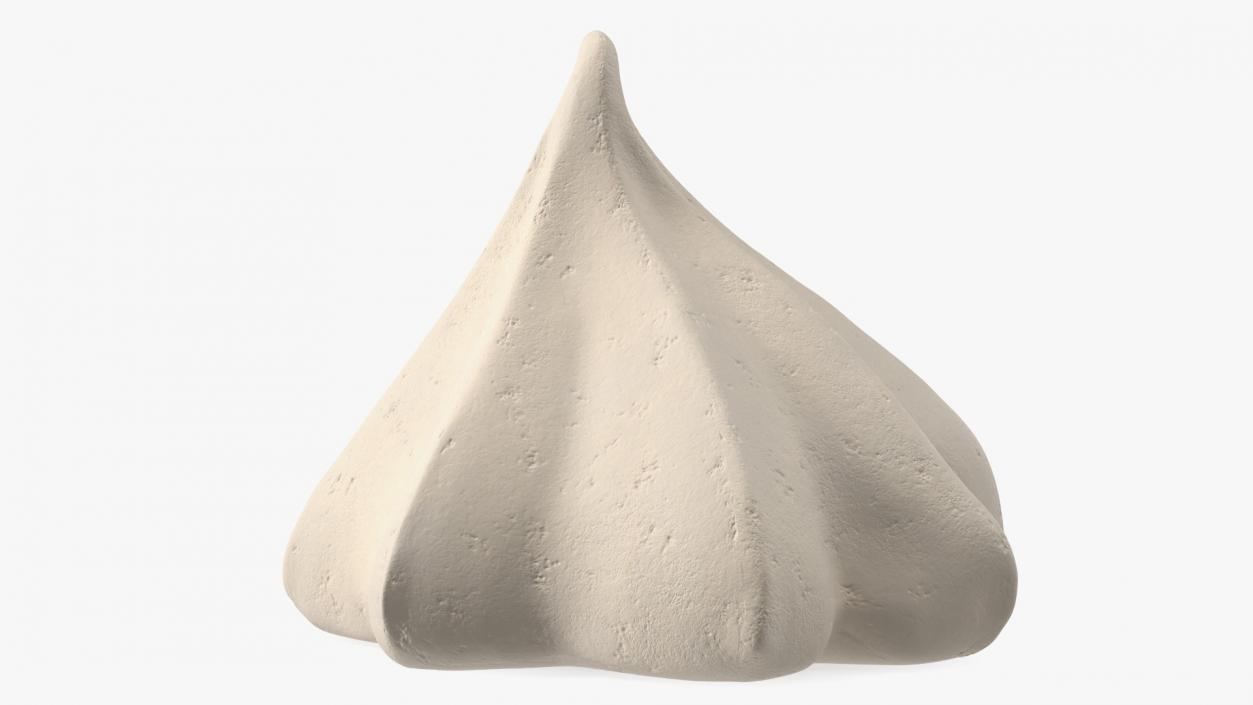 Meringue Small Cone Caramel 3D