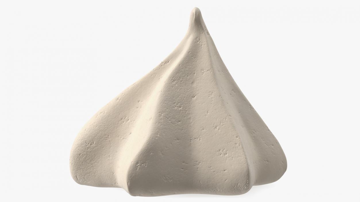 Meringue Small Cone Caramel 3D