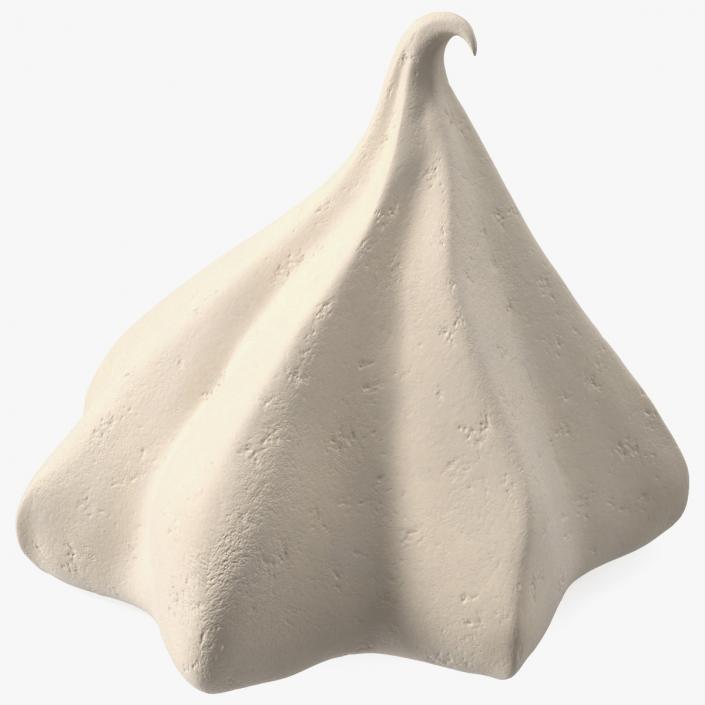 Meringue Small Cone Caramel 3D