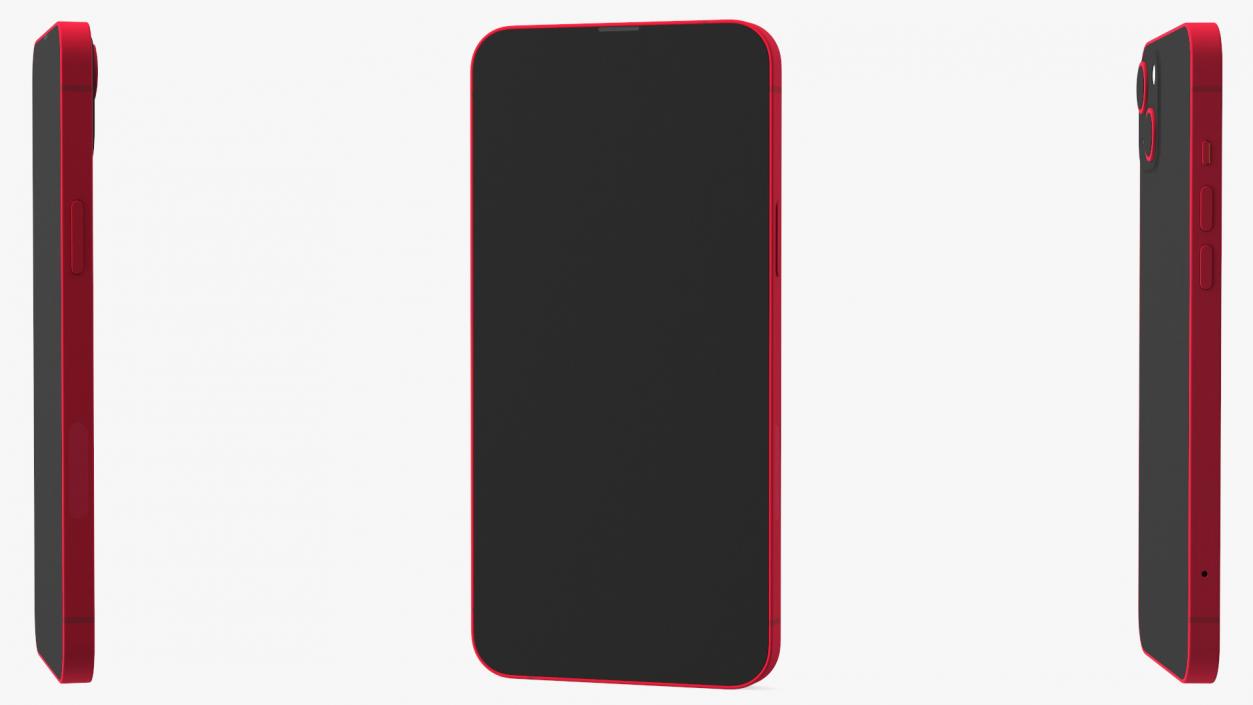 Apple iPhone 14 Plus Red 3D model