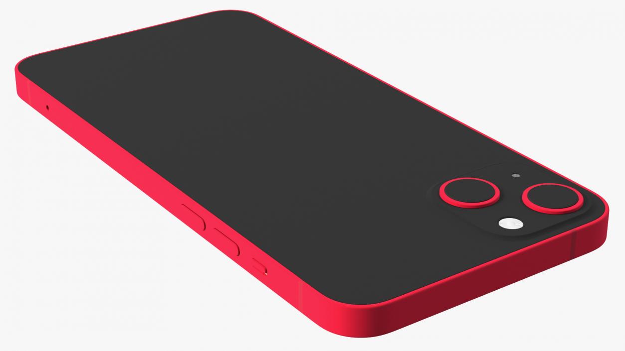 Apple iPhone 14 Plus Red 3D model