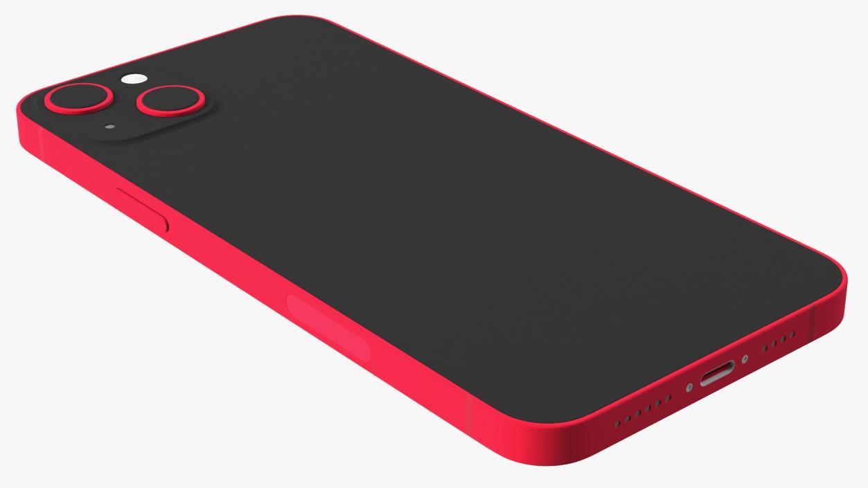 Apple iPhone 14 Plus Red 3D model