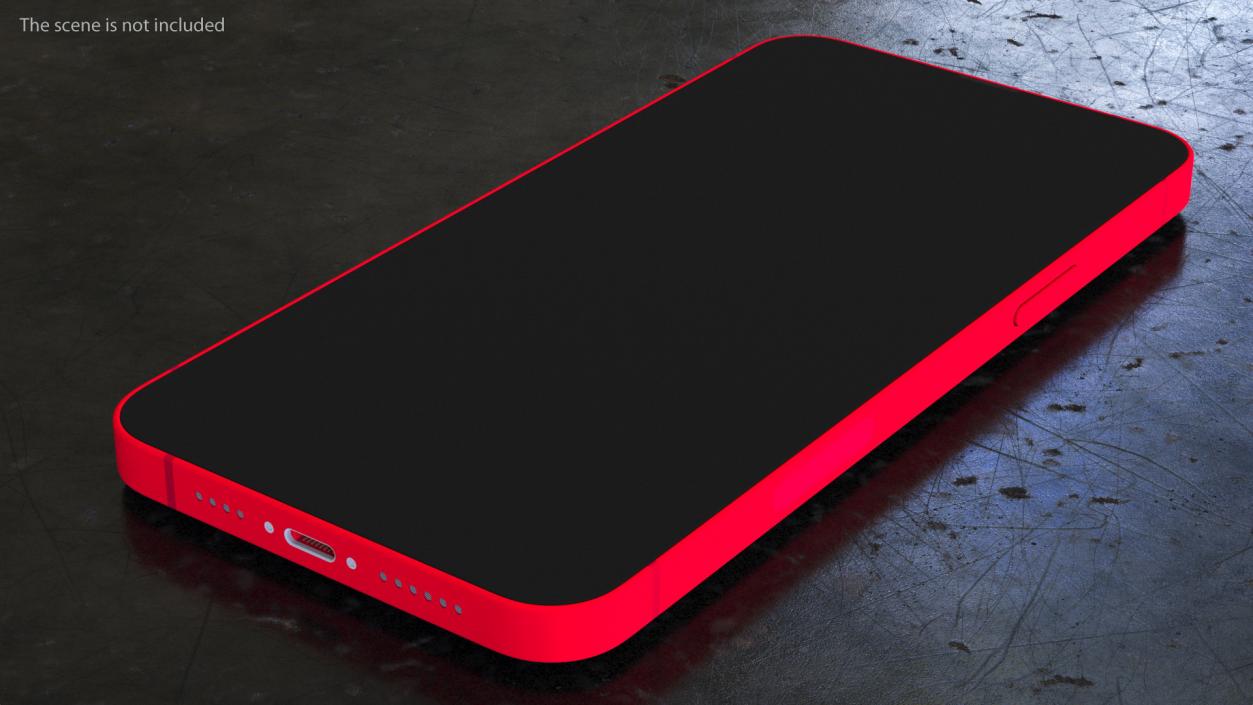 Apple iPhone 14 Plus Red 3D model