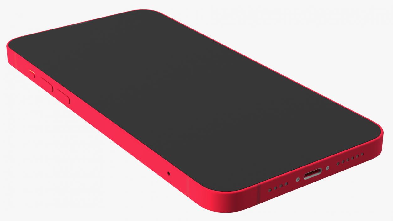 Apple iPhone 14 Plus Red 3D model