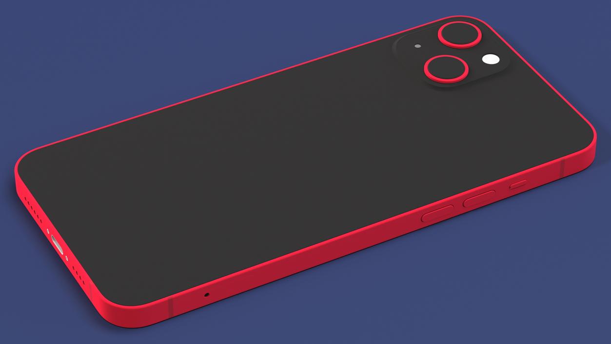 Apple iPhone 14 Plus Red 3D model