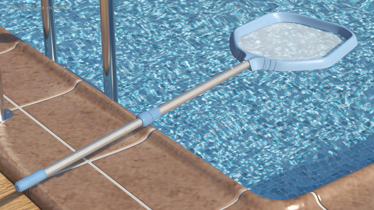 3D Swimming Pool with Pool Skimmers Collection model