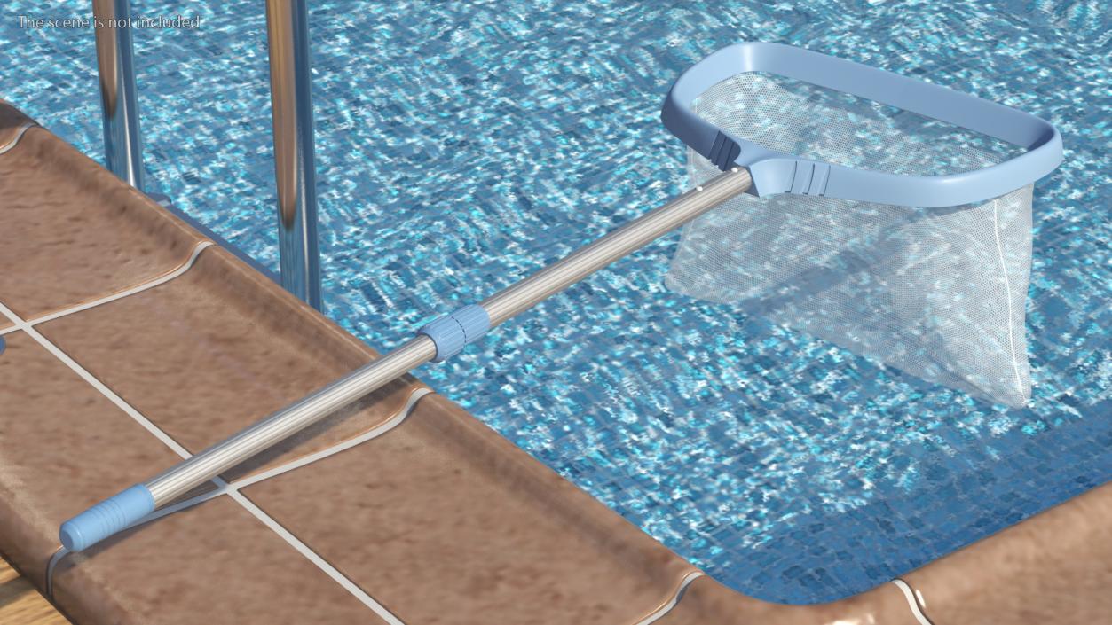 3D Swimming Pool with Pool Skimmers Collection model