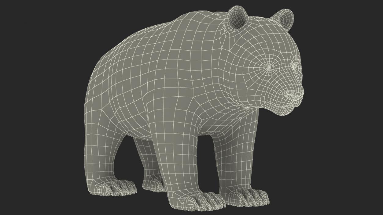 3D Giant Panda Rigged model