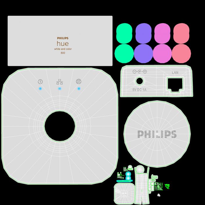 3D Philips Hue Smart Hub