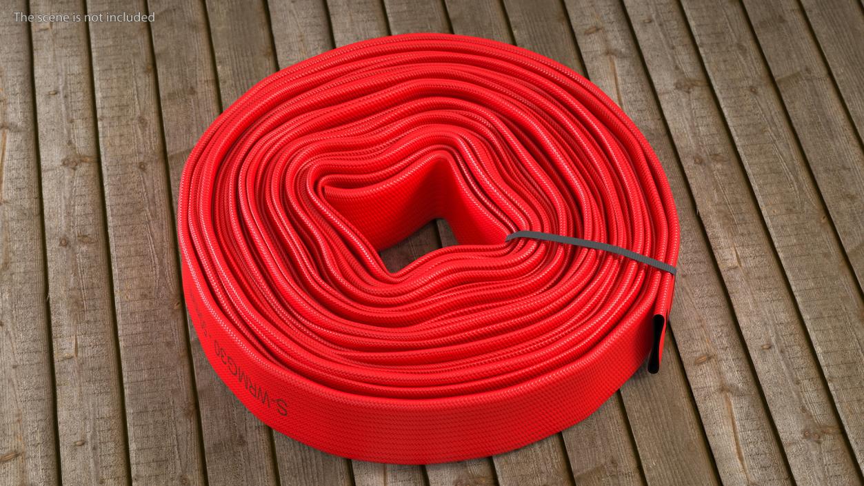 3D Fire Hose Cabinet Set