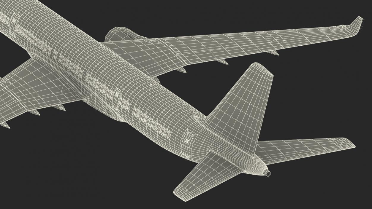 Tupolev Tu-214 Jet Airliner Flight 3D model