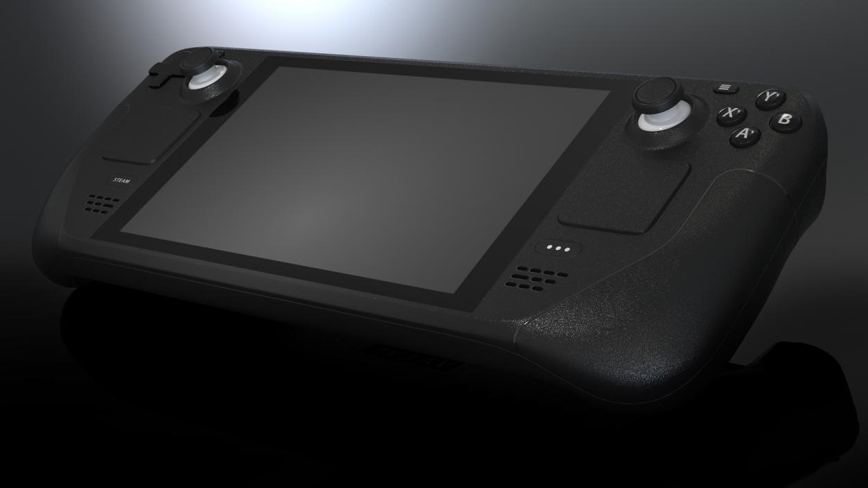 Steam Deck Handheld Gaming Computer Off 3D model