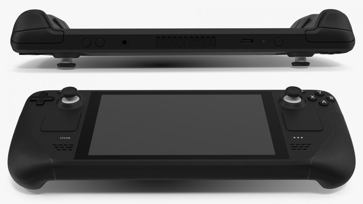 Steam Deck Handheld Gaming Computer Off 3D model