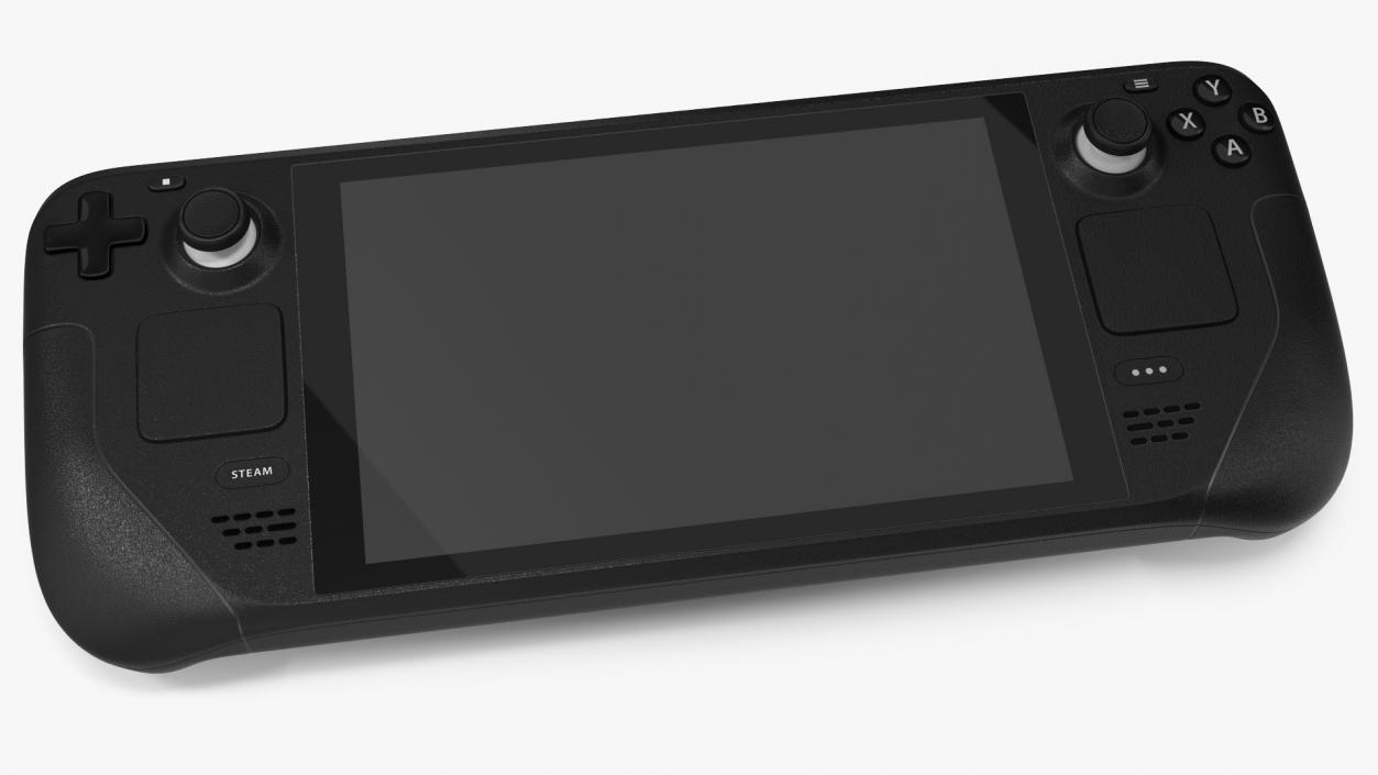 Steam Deck Handheld Gaming Computer Off 3D model