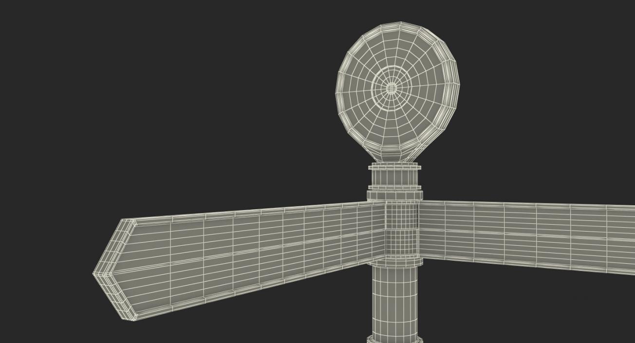 Blank Signpost 3D model