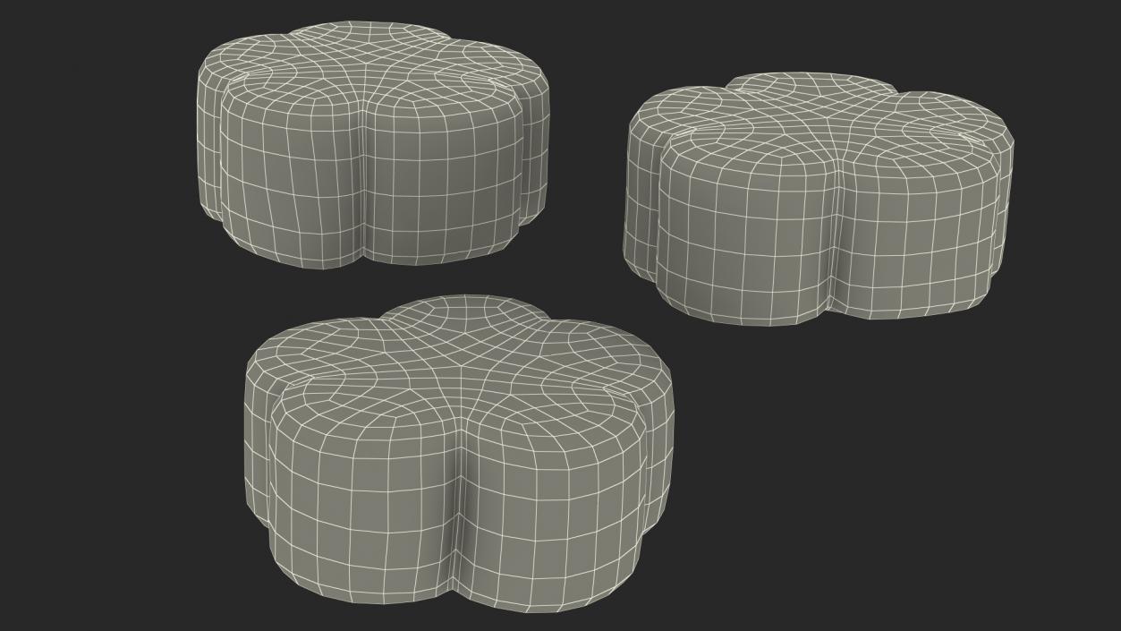 3D model Shaped Marshmallows Collection