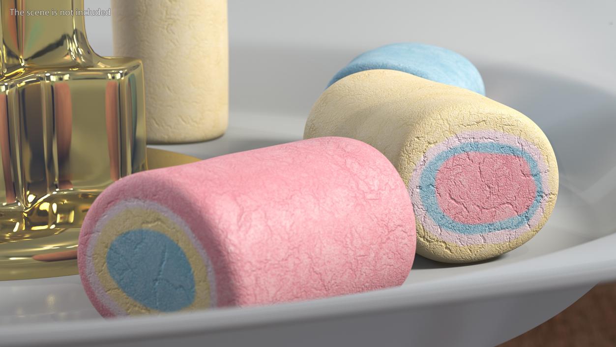 3D model Shaped Marshmallows Collection