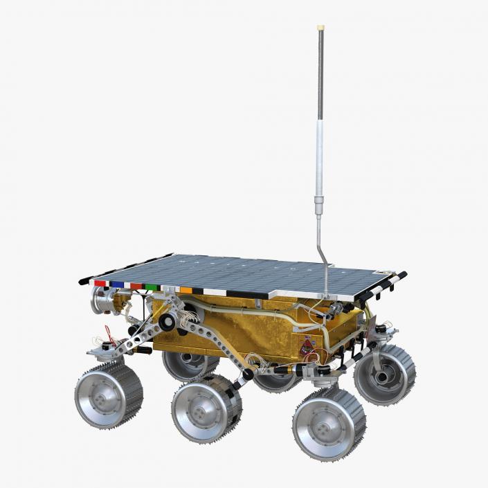 3D model Mars Rover Sojourner