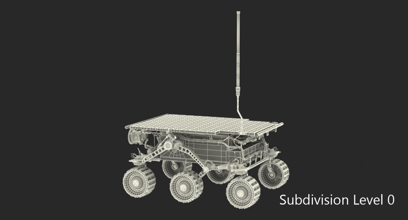 3D model Mars Rover Sojourner