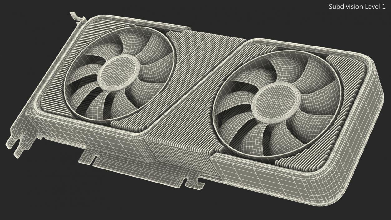 3D model Nvidia GeForce RTX 3070 Founders Edition