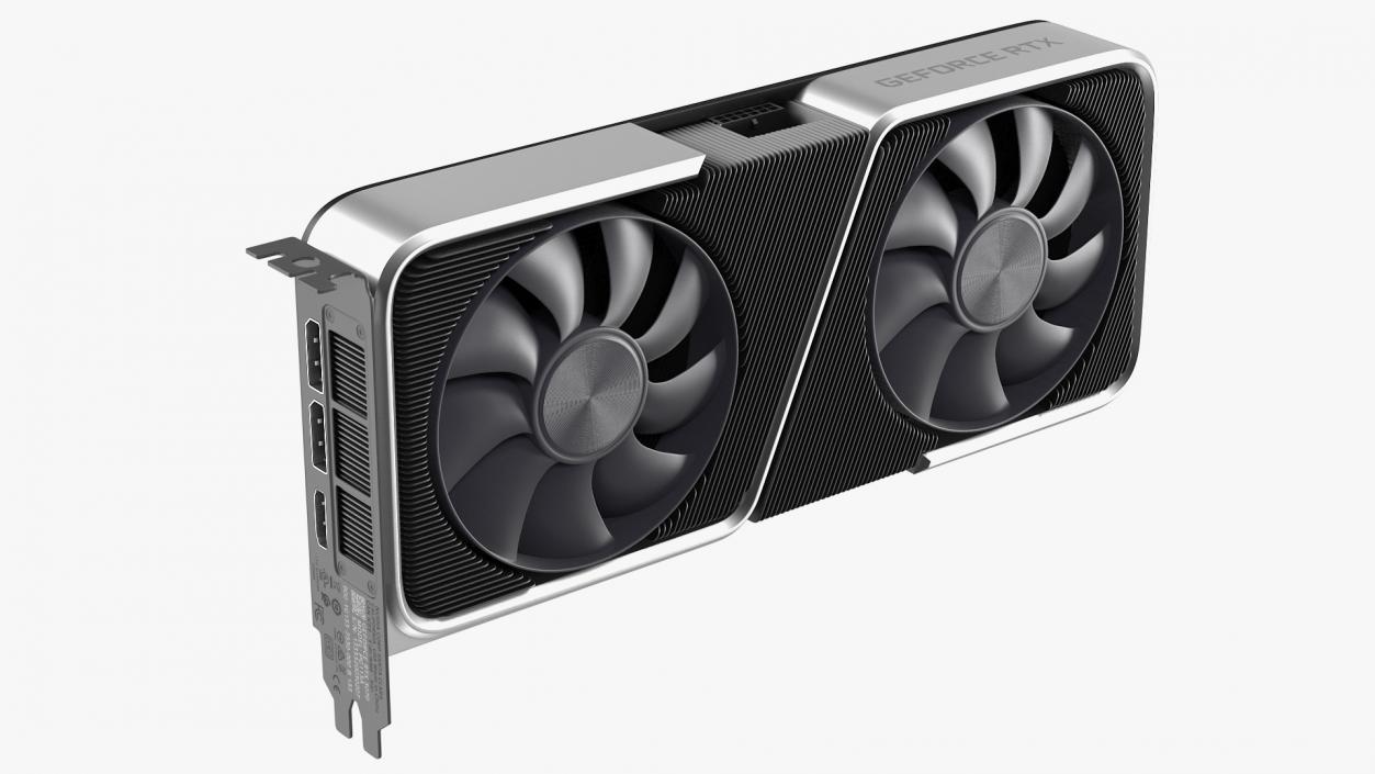 3D model Nvidia GeForce RTX 3070 Founders Edition