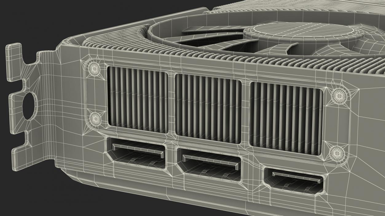 3D model Nvidia GeForce RTX 3070 Founders Edition