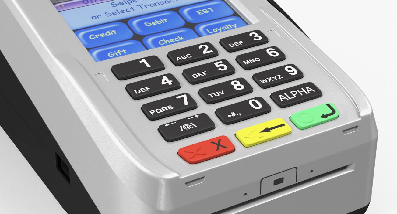 Cash Registers and Card Terminals Collection 3D model