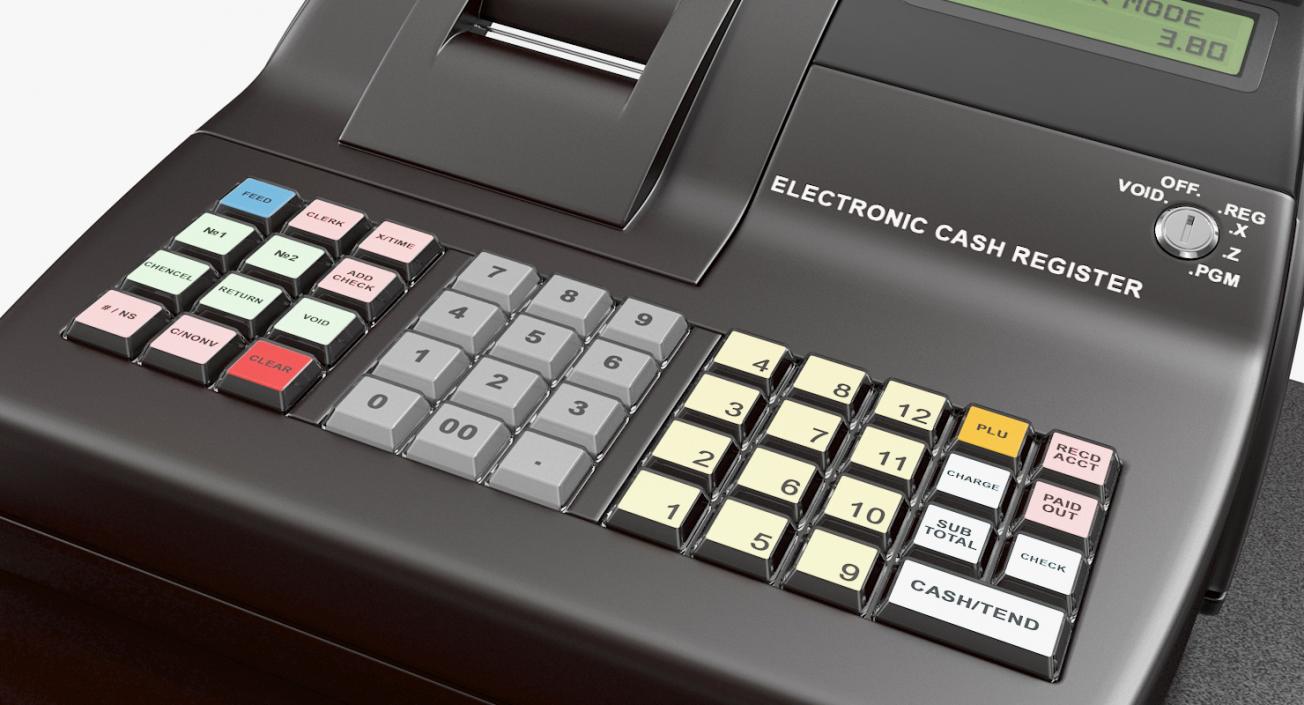 Cash Registers and Card Terminals Collection 3D model