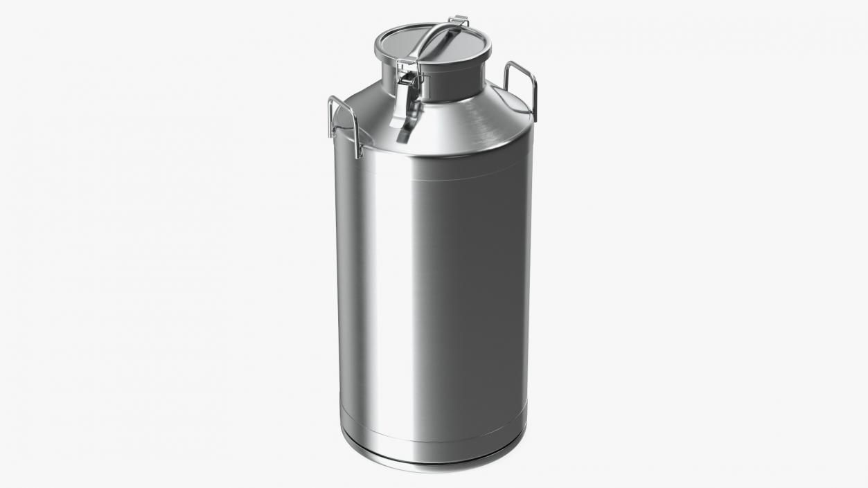 Milk Container Stainless Steel 60 Liter 3D model