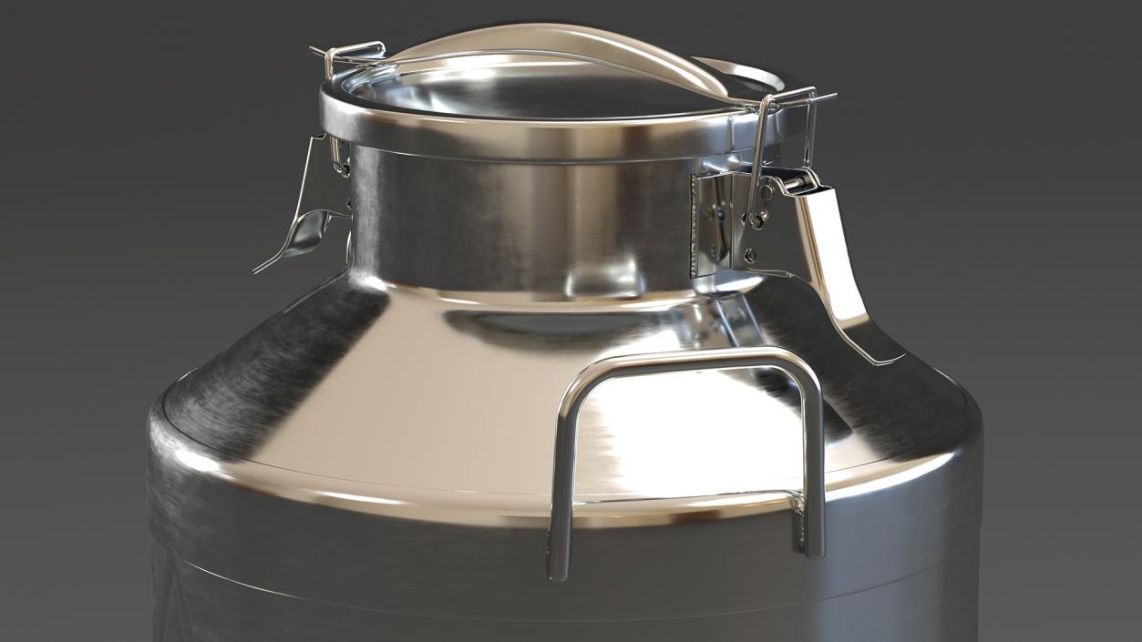 Milk Container Stainless Steel 60 Liter 3D model