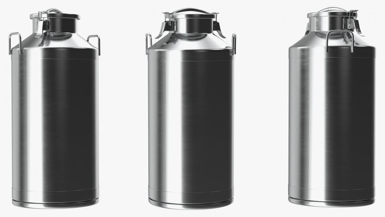 Milk Container Stainless Steel 60 Liter 3D model