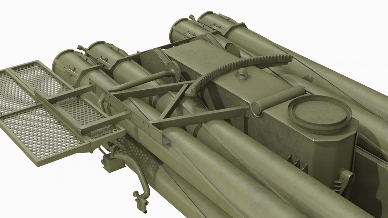 Soviet Heavy Multiple Rocket Launcher Camo 3D