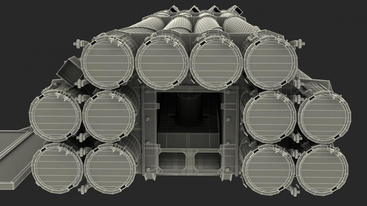 Soviet Heavy Multiple Rocket Launcher Camo 3D